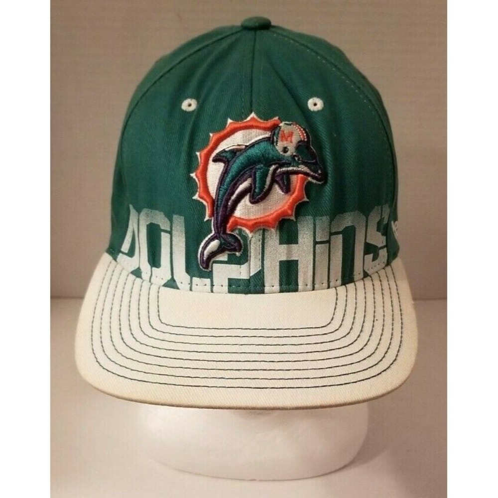Miami Dolphins Reebok On Field Baseball Cap Hat NFL Equipment S/M